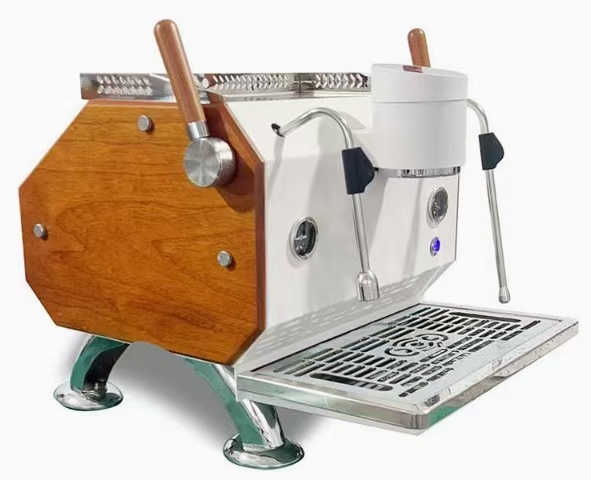 Commercial Espresso Machine 2 Group - Profesjonalna, komercyjna, dwugłowicowa, półautomatyczna, elektryczna maszyna