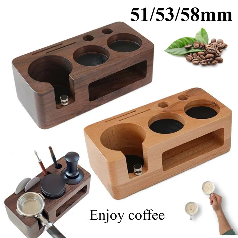 Espresso Tamper Station - Stacja do ubijania kawy espresso 51/53/58mm,