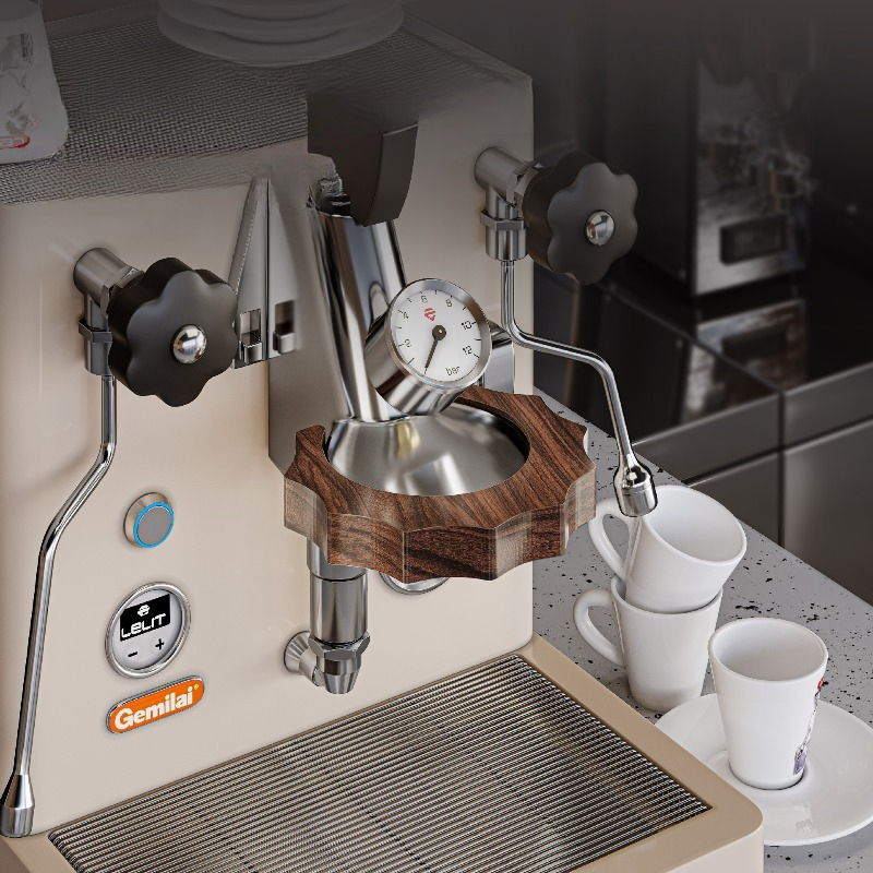 Espresso Machine 1 Group E61 - Drewniany pierścień termoizolacyjny na grupę zaparzającą