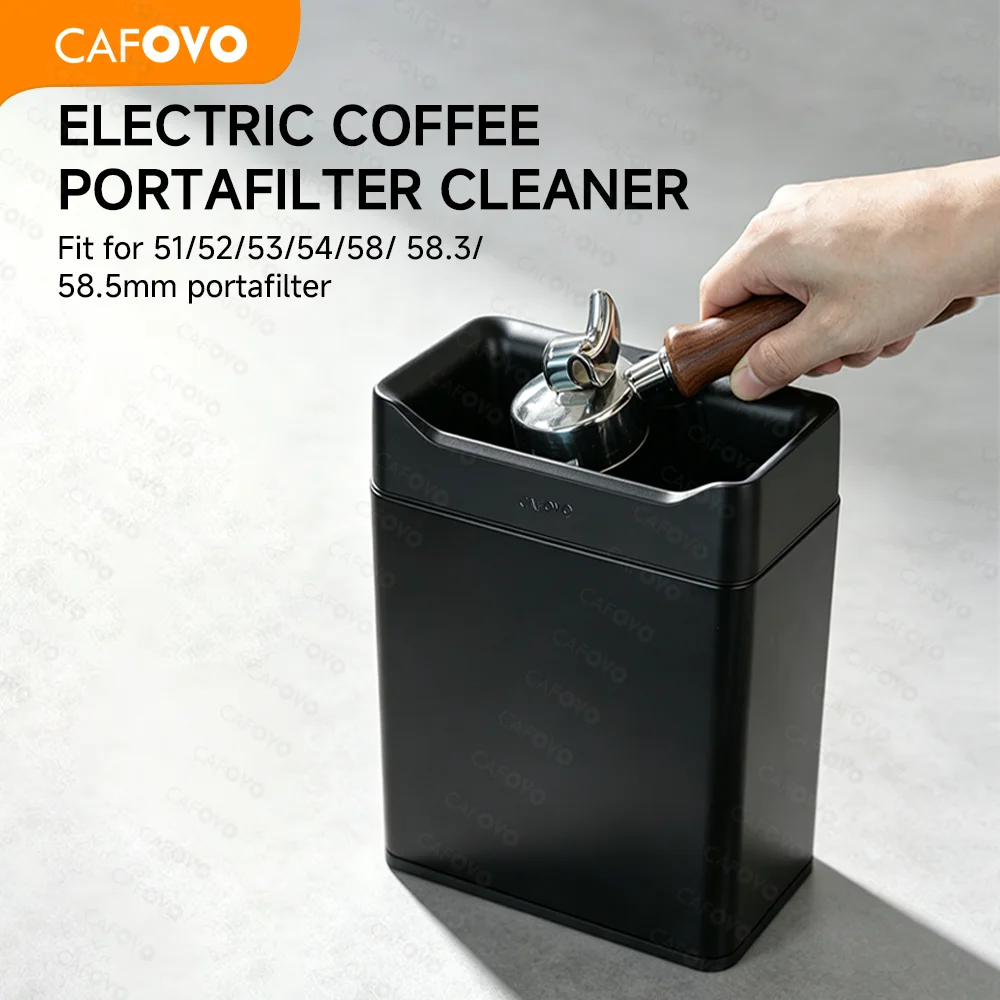 Espresso Machine Flow Control - CAFOVO ECC21 Elektryczny czyścik do portafiltrów