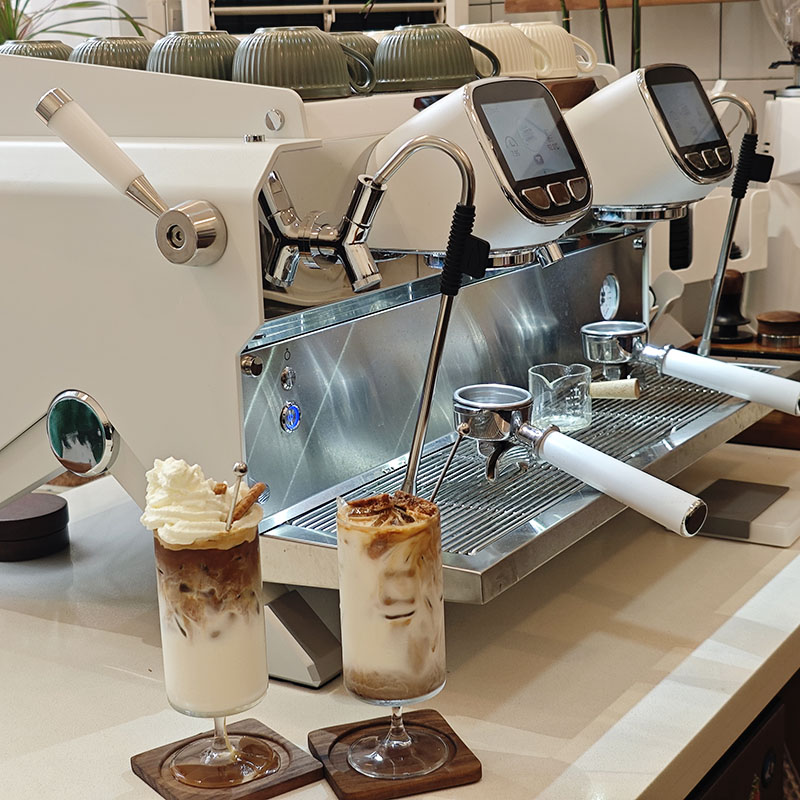 Commercial Espresso Machine 2 Group - Włoski 2-grupowy komercyjny ekspres do kawy