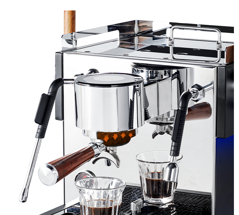 Espresso Machine Flow Control - Półautomatyczny ekspres do kawy z dźwignią,