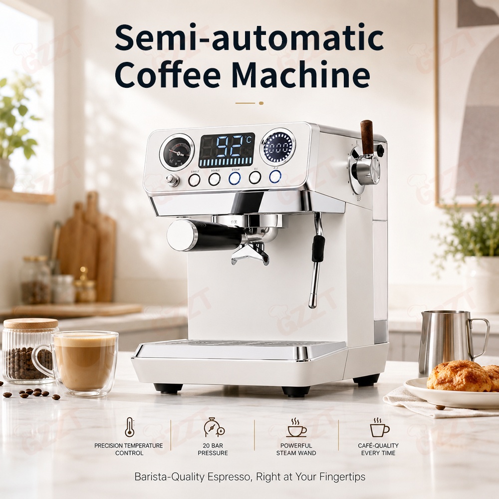 Półautomatyczny ekspres do kaw – Espresso Machine Rotary Pump recenzja i cena