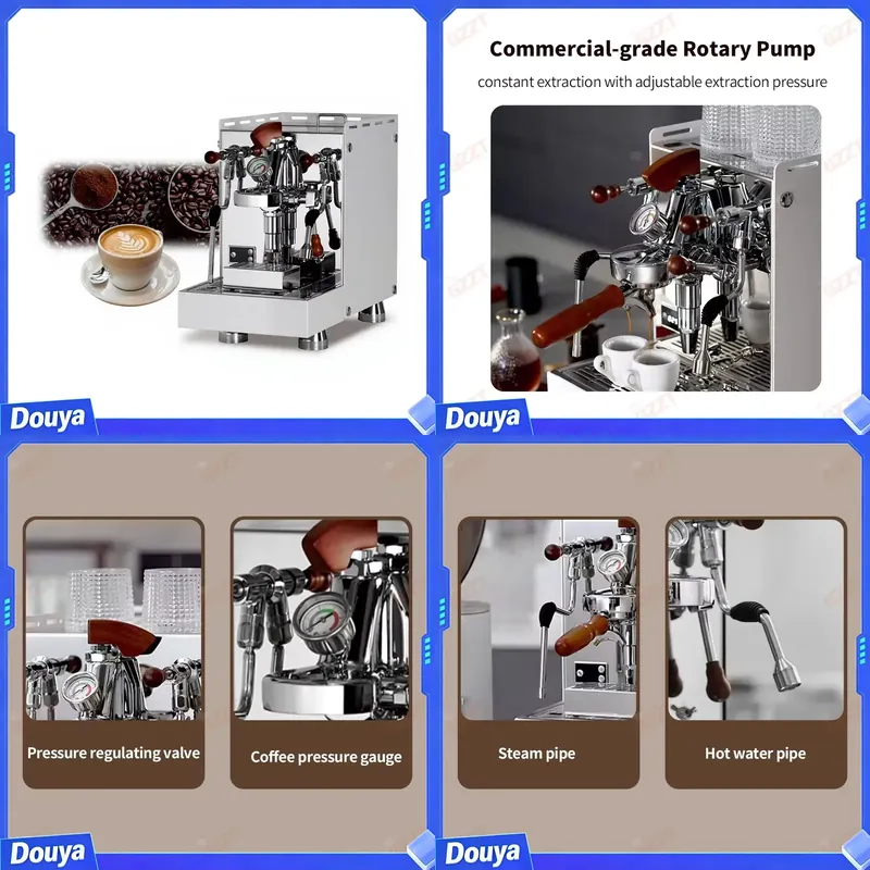 Półautomatyczny przemysłowy ek – Espresso Machine Rotary Pump recenzja i cena