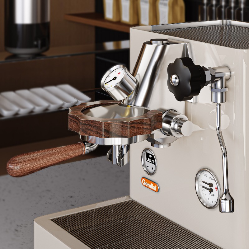Drewniany pierścień termoizola – Espresso Machine 1 Group E61 recenzja i cena