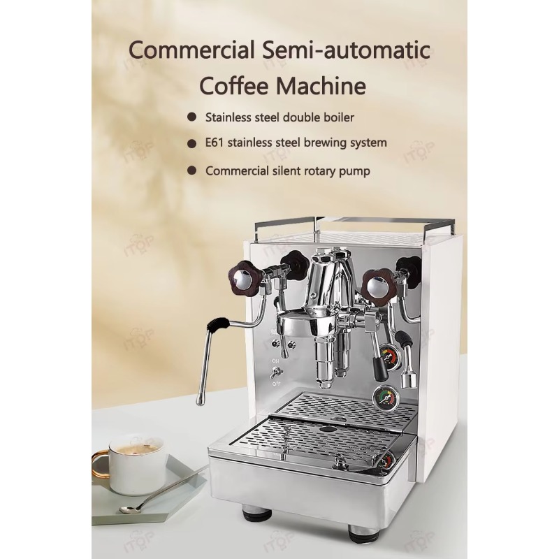 Profesjonalny włoski półautoma – Espresso Machine Rotary Pump recenzja i cena