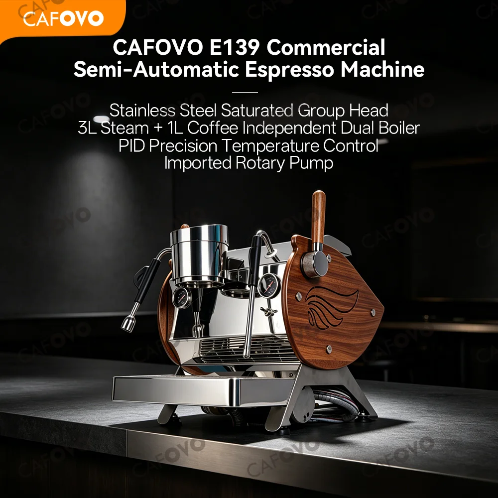 CAFOVO E139 Profesjonalny póła – Semi Automatic Espresso Machine Pid recenzja i cena