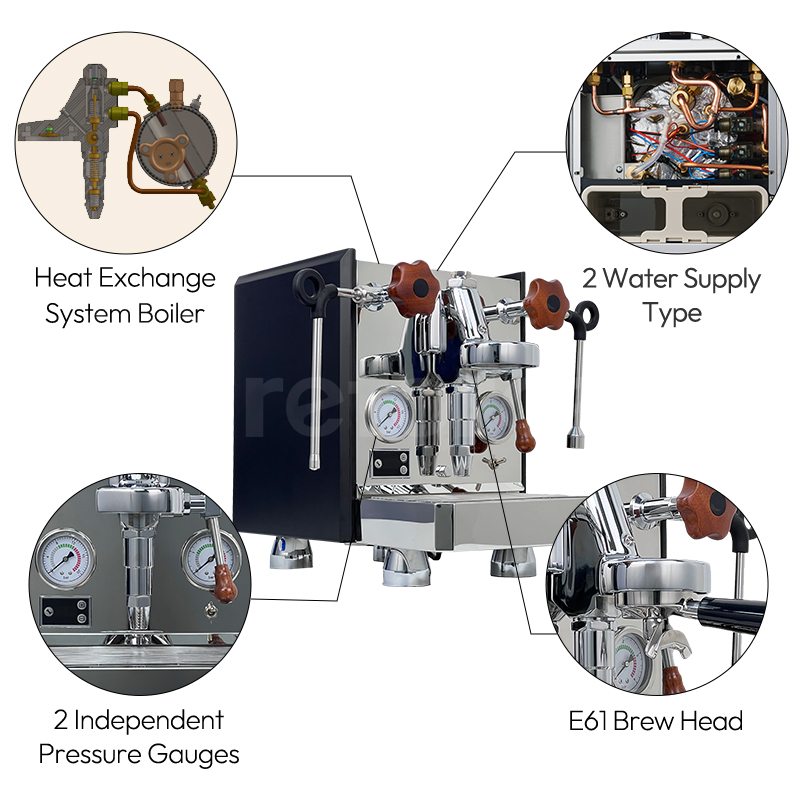 Luksusowy 1-grupowy ekspres do – Espresso Machine 1 Group E61 recenzja i cena