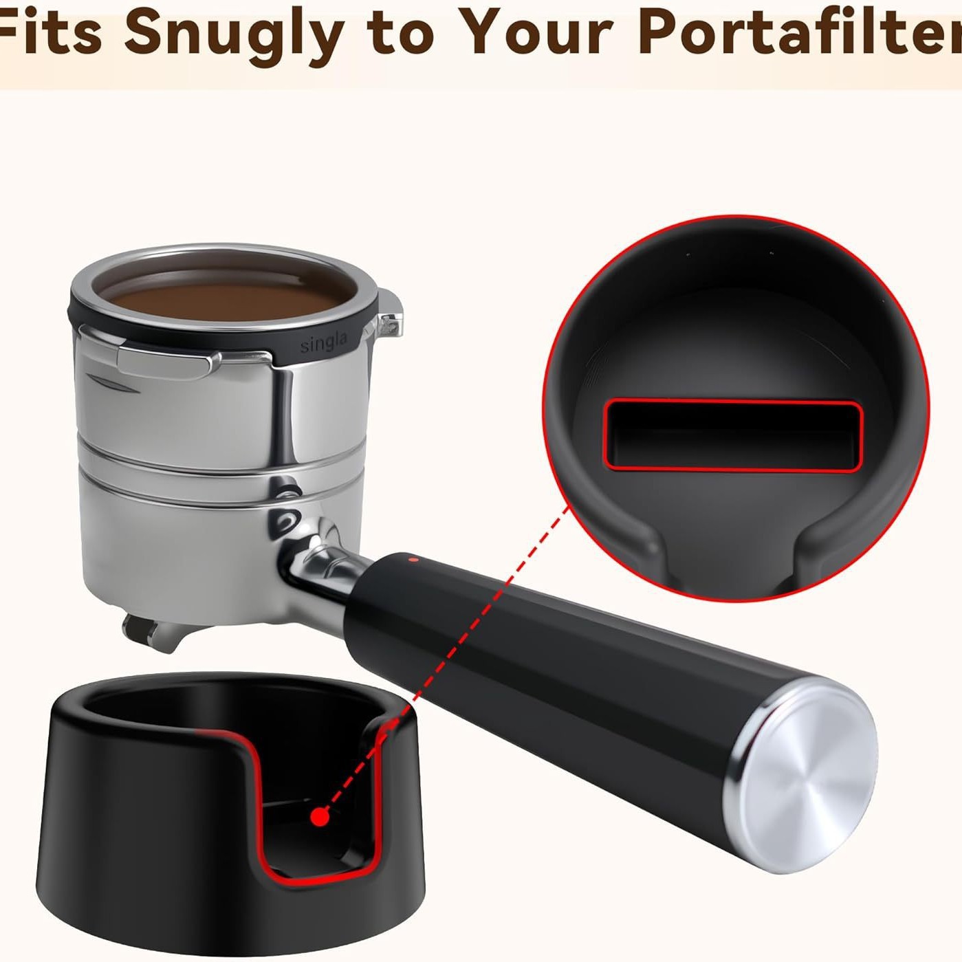 Silikonowy uchwyt na portafilt – Espresso Tamper Station recenzja i cena