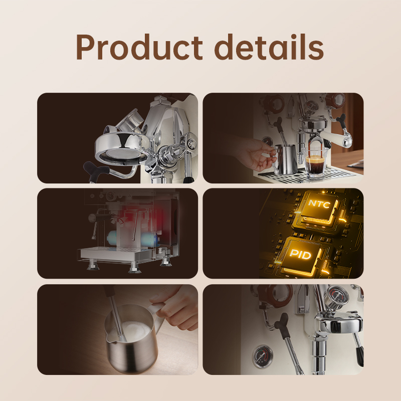 Ekspres do kawy MDK White 58mm – Espresso Machine Dual Boiler recenzja i cena