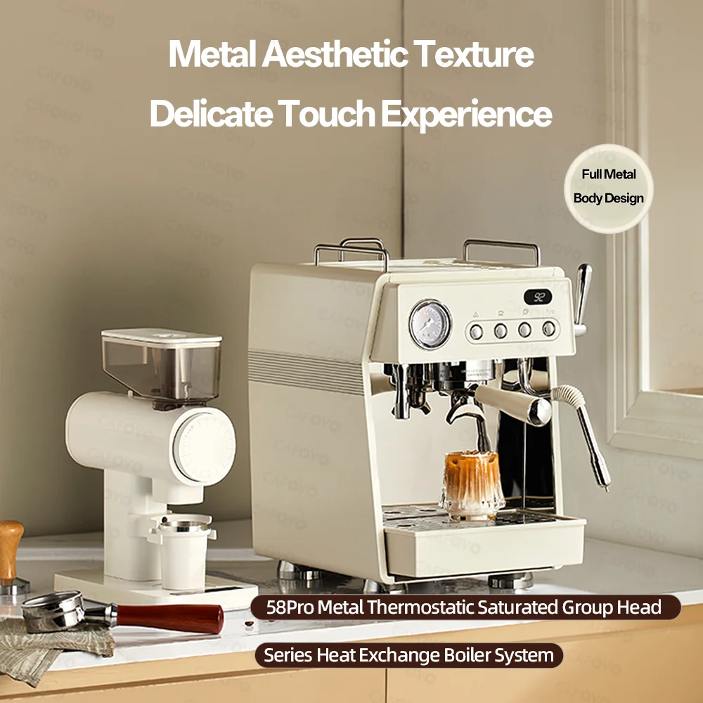 CAFOVO E138 9Bar Półautomatycz – Semi Automatic Espresso Machine Pid recenzja i cena